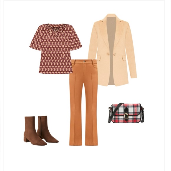 Ready for Fall! NWT Ann Taylor Loft single-button modern blazer in camel. 12. - Picture 4 of 6